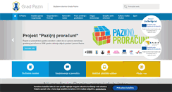 Desktop Screenshot of pazin.hr