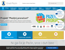 Tablet Screenshot of pazin.hr